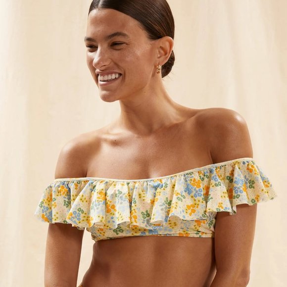 & Other Stories Other - NWT & Other Stories Floral Ruffle Bikini Top